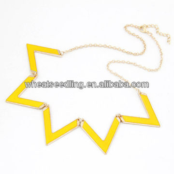 New Arrival Triangle Necklace Wholesale Jewelry